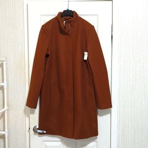 Old Navy tall L dressy coat chocolate brown color NWT never worn.